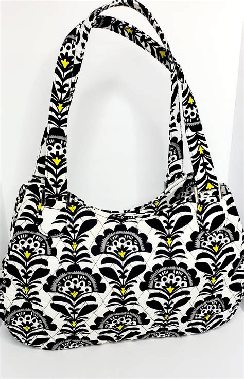 vera bradley black and white bag|discount vera bradley tote bags.